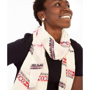 Stella & Dot Cora Embroidered Scarf